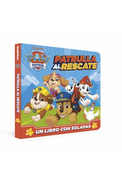 PAW PATROL PATRULLA CANINA. LIBRO DE CARTÓN CON SOLAPAS - PATRULLA AL RESCATE