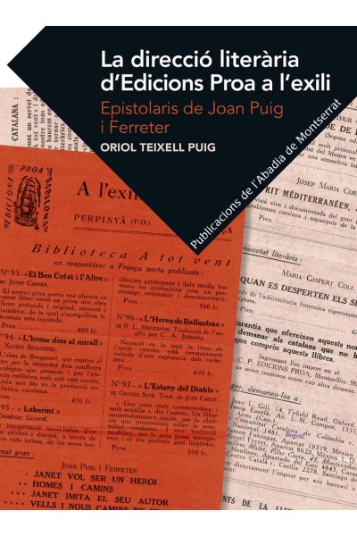 LA DIRECCIÓ LITERÀRIA D'EDICION PRO A L'EXILI
