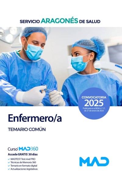 ENFERMERO/A TEMARIO MATERIA COMUN SERVICIO ARAGONES SALUD