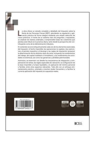 IMPUESTO SOBRE LA RENTA DE LAS PERSONAS FISICAS RESPUESTAS Y
