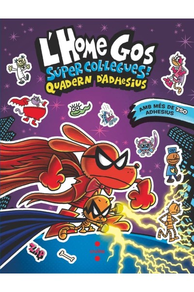 L'HOME GOS SUPER COLÚLEGUES QUADERN D'ADHESIUS