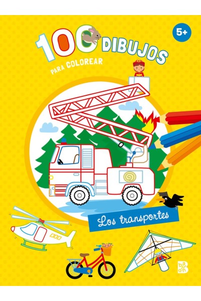 100 DIBUJOS PARA COLOREAR - LOS TRANSPORTES