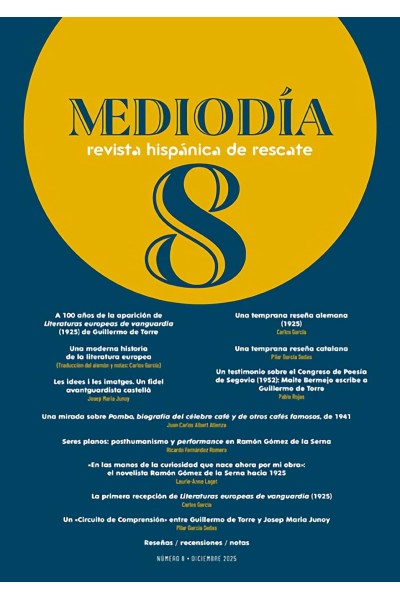 MEDIODÍA. REVISTA HISPÁNICA DE RESCATE. 8