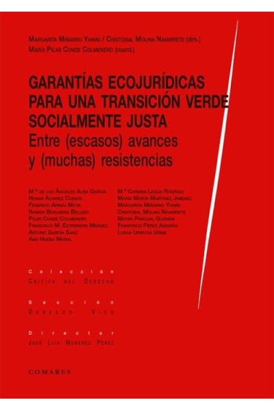 GARANTIAS ECOJURIDICAS PARA UNA TRANSICION VERDE SOCIALMENTE JUSTA.