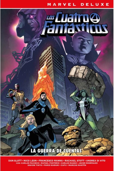 LOS CUATRO FANTASTICOS 4- LA GUERRA DE CUENTAS- MARVEL DELUXE