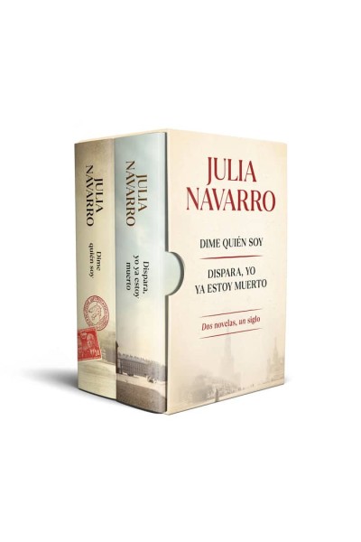 ESTUCHE JULIA NAVARRO CONTIENE DIME QUIEN SOY DISPARA YO YA