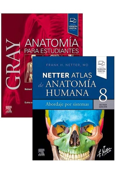 ANATOMIA:GRAY PARA ESTUDIANTES+ATLAS POR SISTEMAS