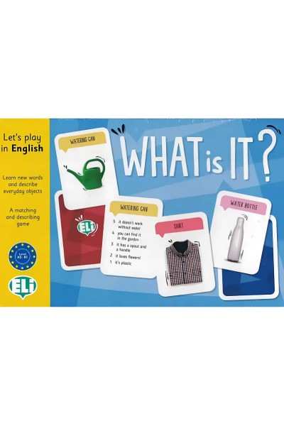 WHAT IS IT? (LETS PLAY IN ENGLISH) CAJA JUEGO