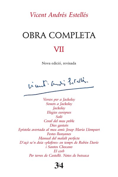 OBRA COMPLETA REVISADA, VOLUM 7