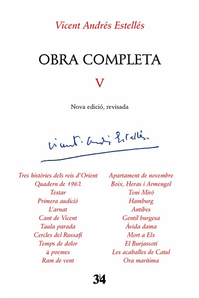 OBRA COMPLETA REVISADA, VOLUM 5