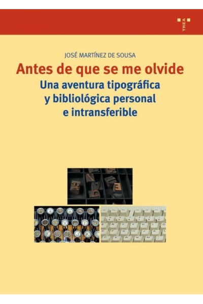 ANTES DE QUE SE ME OLVIDE