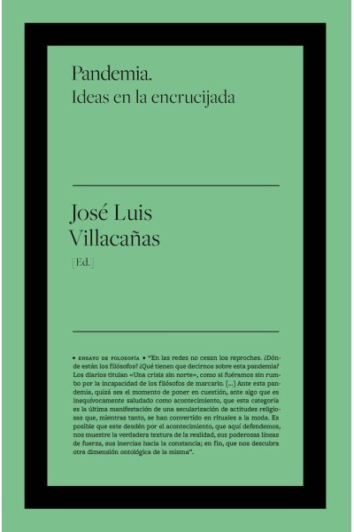 PANDEMIA IDEAS EN LA ENCRUCIJADA