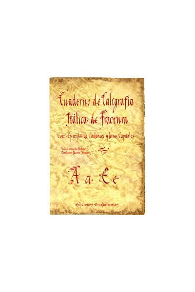 CUADERNO DE CALIGRAFIA ITALICA DE FRACTURA
