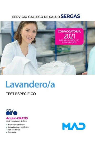 LAVANDERO/A SERVICIO GALLEGO SALUD TEST ESPECIFICO