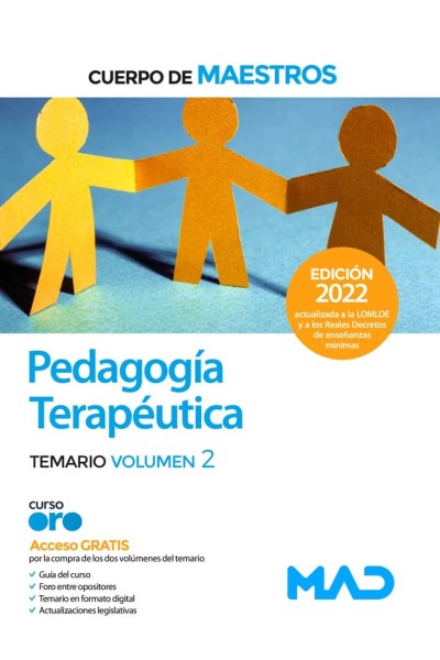 CUERPO MAESTROS PEDAGOGIA TERAPEUTICA TEMARIO VOLUMEN 2