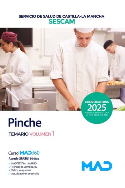 PINCHE TEMARIO 1 SERVICIO SALUD CASTILLA LA MANCHA SESCAM