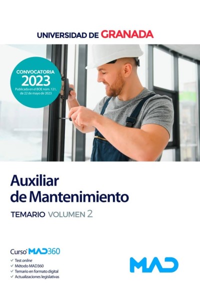 AUXILIAR DE MANTENIMIENTO DE LA UNIVERSIDAD DE GRANADA. TEMA