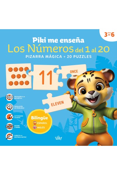 PIKI ME ENSEÑA LOS NUMEROS DEL 1 AL 20