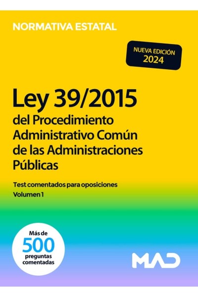 LEY 39/2015 1 OCTUBRE PROCEDIMIENTO ADMINISTRATI
