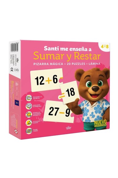 SANTI ME ENSEÑA A SUMAR Y RESTAR