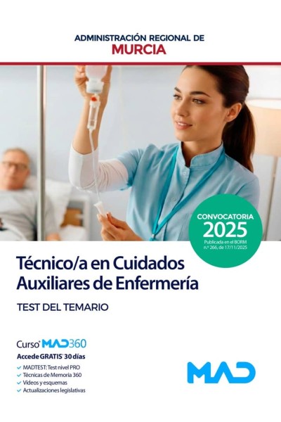CUERPO TECNICO AUXILIAR OPCION CUIDADO AUXILIAR ENFERMERIA T