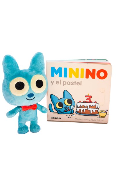PACK MININO Y EL PASTEL + PELUCHE