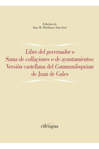 LIBRO DEL GOVERNADOR O SUMA DE COLLAÇIONES O DE AYUNTAMIE