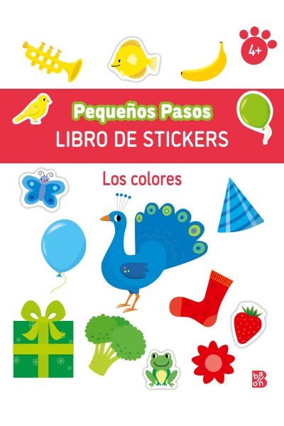 PEQUEÑOS PASOS LIBRO DE STICKERS-LOS COLORES