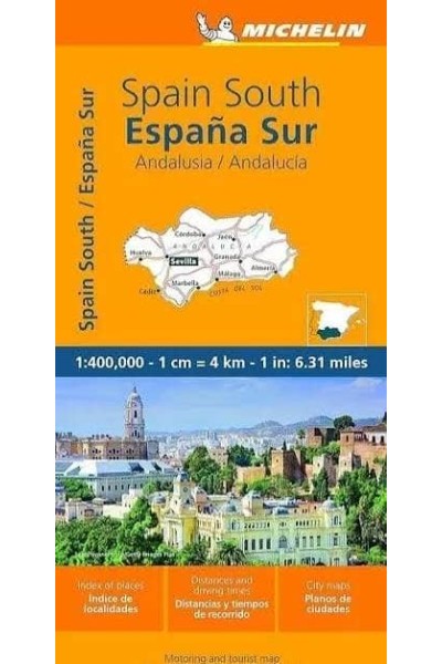 MAPA REGIONAL PLEGABLE 578 ESPAÑA SUR ANDALUCIA ESCALA 1:40