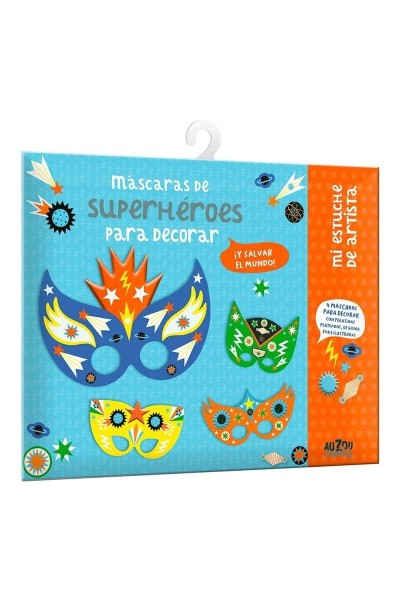 ESTUCHE MASCARAS SUPERHEROES DEC