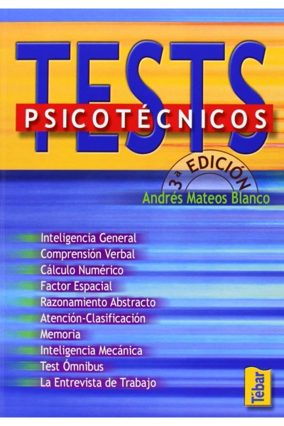 TEST PSICOTÉCNICOS (3ª EDICIÓN)