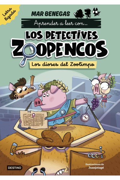 APRENDE A LEER CON... LOS DETECTIVES ZOOPENCOS LETRA LIGADA 2. LOS DIOSES DEL ZO