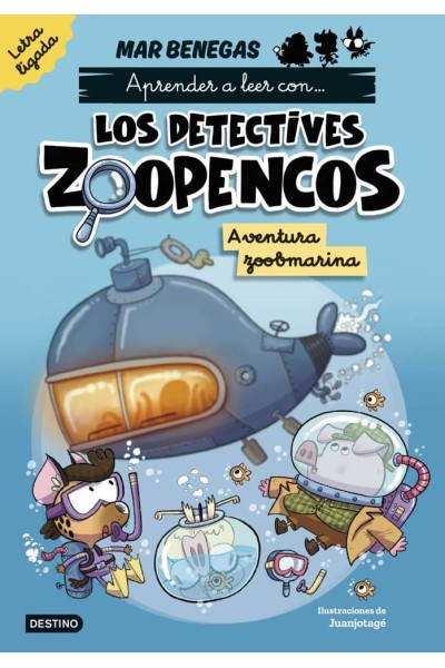APRENDE A LEER CON LOS DETECTIVES ZOOPENCOS. LETRA LIGADA