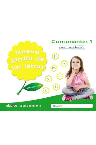 NUEVO JARDIN LETRAS CONSONANTES 1 PAUTA EI 17 LECTOESCRITUR