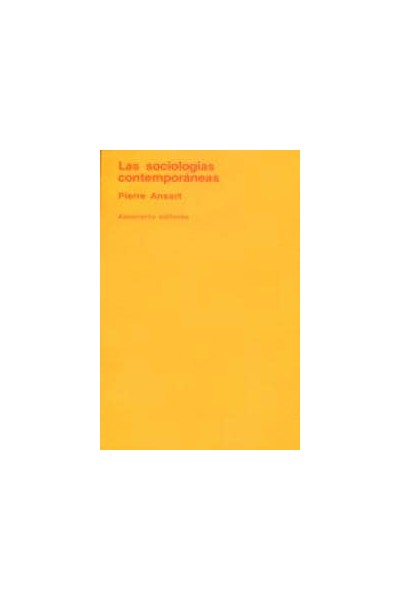 SOCIOLOGIAS CONTEMPORANEAS,LAS