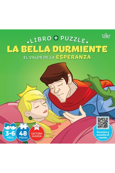 BELLA DURMIENTE.(VALOR ESPERANZA).LIBRO-PUZZLE 48 PIEZAS