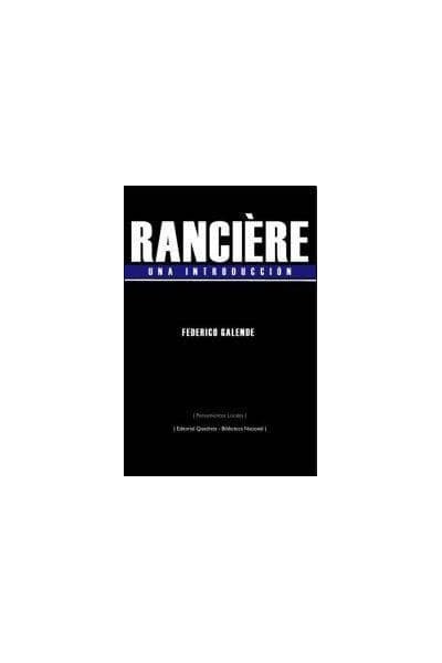 RANCIERE UNA INTRODUCCION