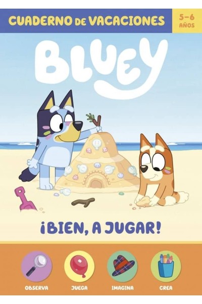 BLUEY CUADERNO DE VACACIONES BIEN ES VERANO 5 6 AÑOS