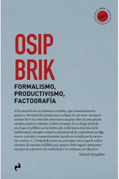 FORMALISMO, PRODUCTIVISMO, FACTOGRAFÍA