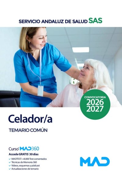 CELADOR/A TEMARIO COMUN SERVICIO ANDALUZ DE SALUD SAS