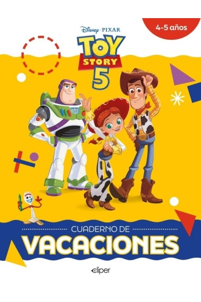 TOY STORY 5 CUADERNO DE VACACIONES 4 5 AÑOS