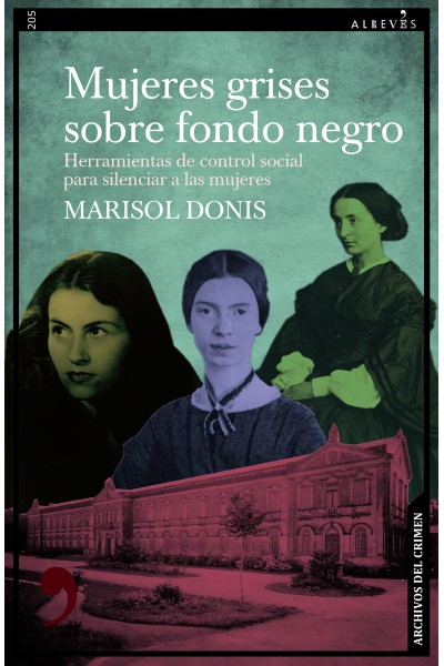 MUJERES GRISES SOBRE FONDO NEGRO