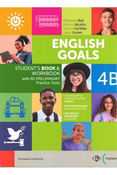 ENGLISH GOALS 4B.(SPLIT EDITION B1).(SB+WB+TESTS)
