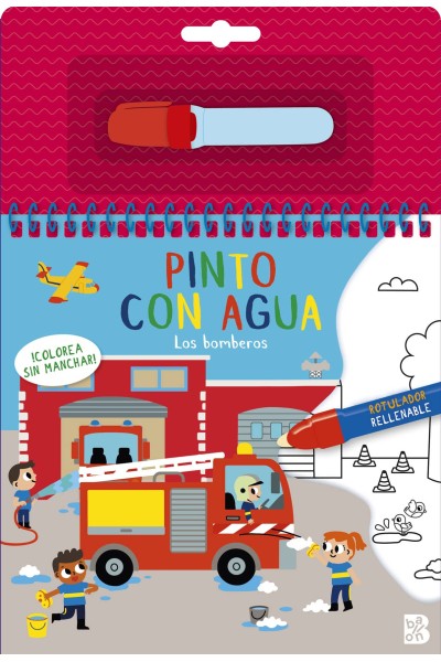 PINTO CON AGUA - LOS BOMBEROS