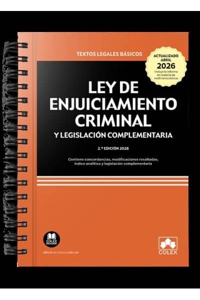 LEY DE ENJUICIAMIENTO CRIMINAL Y LEGISLACION COMPLEMENTARIA