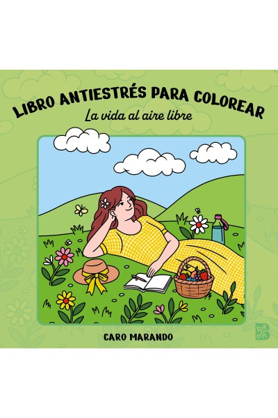 LIBRO ANTIESTRÉS PARA COLOREAR-LA VIDA AL AIRE LIBRE