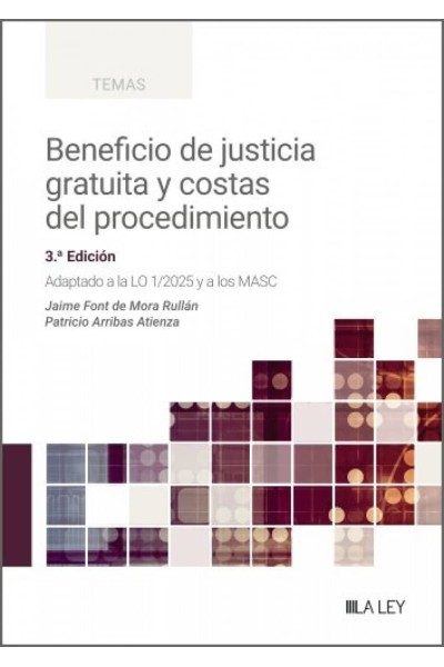 BENEFICIO JUSTICIA GRATUITA Y COSTAS PROCEDIMIENTO 3ED