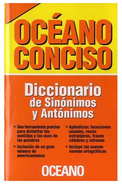 DICCIONARIO DE SINONIMOS Y ANTONIMOS OCEANO CONCISO