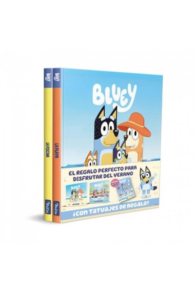 BLUEY. UN CUENTO - ¡A LA PLAYA! ¡A LA PISCINA! PACK CON DOS LIBROS DE BLUEY PARA DISFRUTAR DEL VERANO