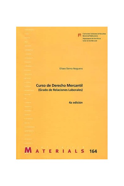 CURSO DE DERECHO MERCANTIL (RELACIONS LABORALS)